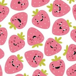 Funny Expression Strawberry