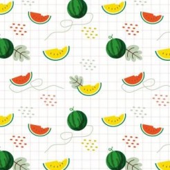 Plaid Two-color Watermelon