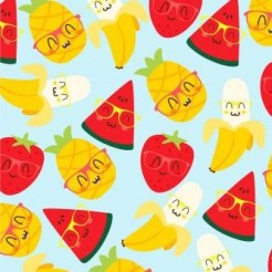 Fruit Friends With Glasses