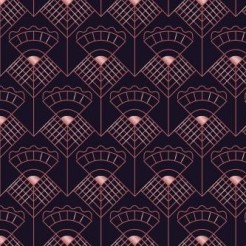Plaid Line Flower