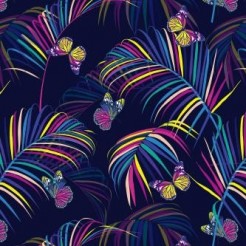 Psychedelic Fluorescent Leaf B