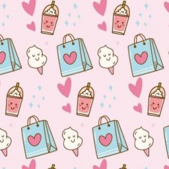 Shiny Shopping Shopping Bag