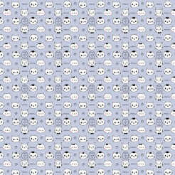 Hand Drawn White Cat