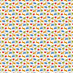 Colorful Naughty Cat