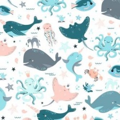 Stingray And Octopus