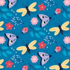 Insects And Flowers