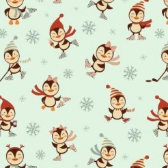 Ice Skating Penguin