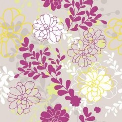 Elegant Purple Floral