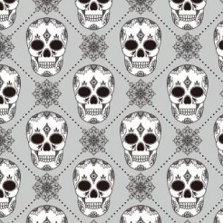 Folk Painted Skeleton