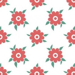 Green Leaves Dotted With Flowe