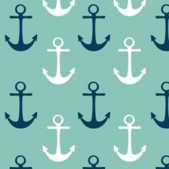 Two-Tone Navy Print
