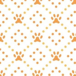 Dots And Dog Footprints