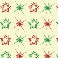 Red And Green Shining Stars
