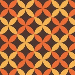 Two-Color Petal-Shaped Floral