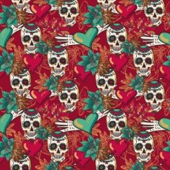 Heart Painted Skull