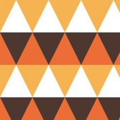 Four Color Mosaic Rhombus