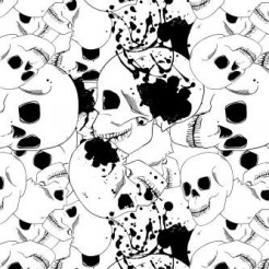 Scary Bloody Skull
