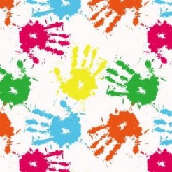 Colorful Handprints