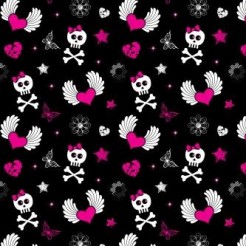Heart Wings Skull