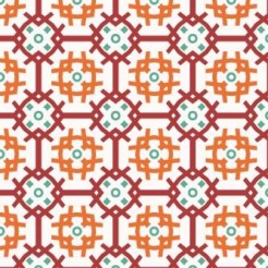 Three-Color Mesh Cross