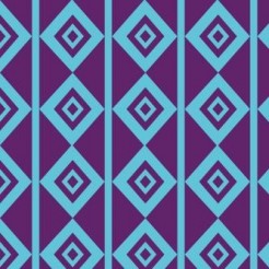 Psychedelic Purple Rhombus