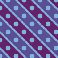 Double Purple Dotted Lines