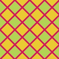Two-Color Stitching Diamond