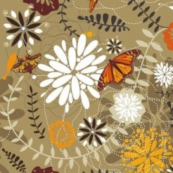 Nostalgic Butterfly Floral