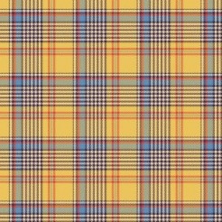 Yellow And Blue Plaid Pattern