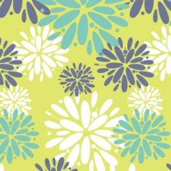 Three-Color Temperament Floral