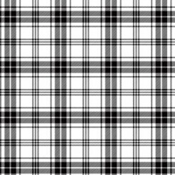 Black And White Plaid Pattern