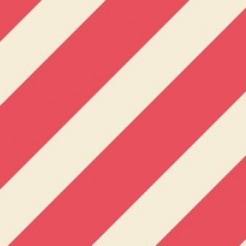Typical Thick Diagonal Stripes