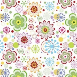 Colorful Painted Flowers