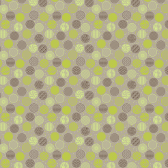 Green Pattern Round