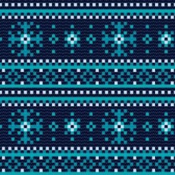 Knitted Snowflakes