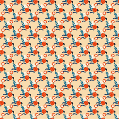 Cartoon Japanese Camellia