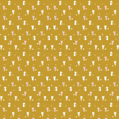 Pink And White Silhouette Cat