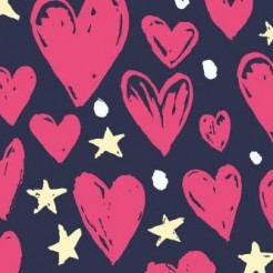 Graffiti Style Hearts