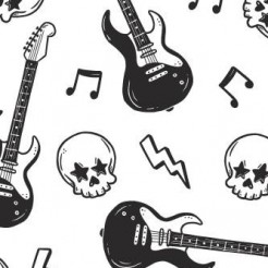 Skeleton Rhythm Electric Guita
