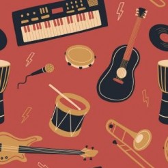 Electronic Keyboard Guitar Hor