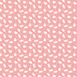 Cartoon Elegant White Cat