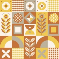 Square Combination Flowers