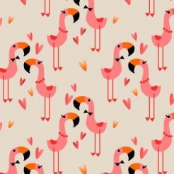 Red Crane Couple In Love