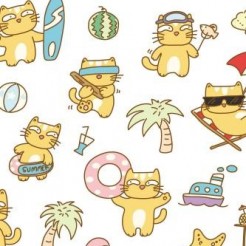 Holiday Cat With Treacherous E