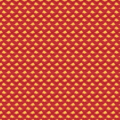 Red Circle With Clouds