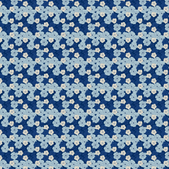 Beautiful Hand Drawn Blue Flow