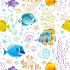 Bright Fish And Coral