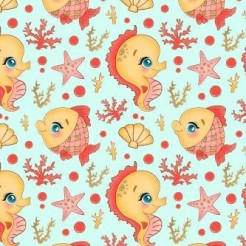 Scale Fish And Seahorse