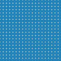 Blue And White Geometric Patte