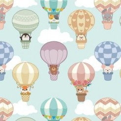 Cute Animal Hot Air Balloon